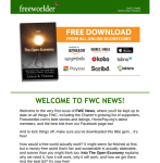 Free World Charter September 2017 newsletter screenshot