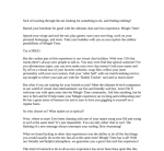 Mingle Time website copy screenshot