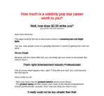 Music Career tool sales page screenshot