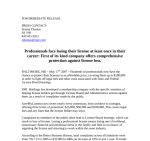 Save My License press release screenshot