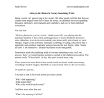 A day in the mind of a 20-something writer screenshot