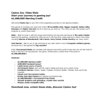 Casino Joy Google Play description screenshot