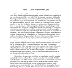 Babies, Children and Parenting - How to deal with infant colic screenshot