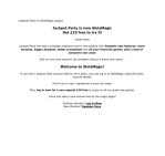 Jackpot Party to SlotsMagic popup screenshot