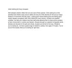 Keyword article - child clothing screenshot