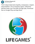 LifeGames tweets by The Educator 1 screenshot