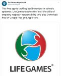 LifeGames tweets by The Educator 3 screenshot